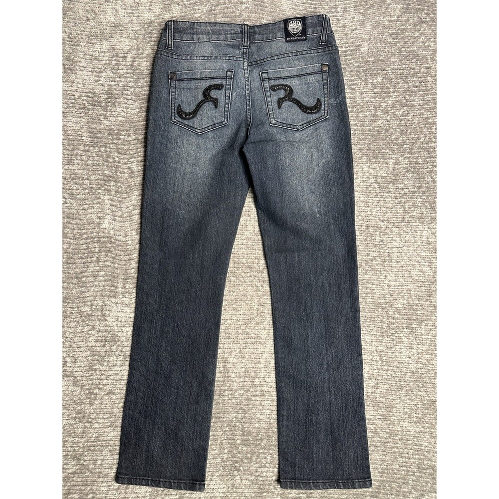 Rock & Republic Women's Bootcut Jean Skynard Sz 26 Loose Straight